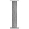 vidaXL Supports de haut-parleurs 2 pcs gris sonoma bois d'ing&eacute;nierie