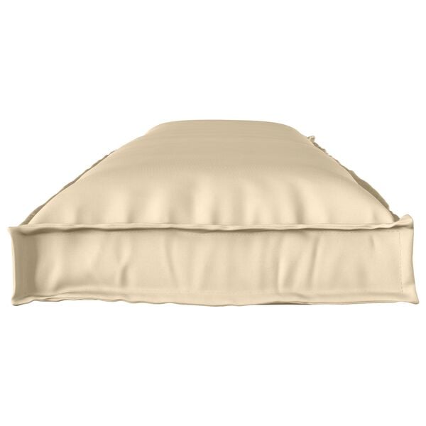 vidaXL Set de coussins de palette 2 pcs Beige 150 x 40 x 8 cm
