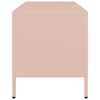 vidaXL Meuble TV rose 101,5x39x43,5 cm acier lamin&eacute; &agrave; froid