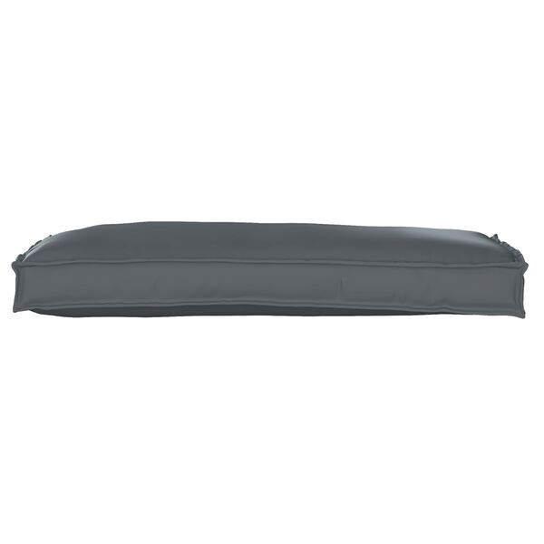 vidaXL Set de coussins de palette 2 pcs Anthracite 100 x 40 x 8 cm
