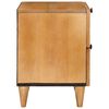 vidaXL Cabinet de chevet avec tiroir Marron Clair 40 x 33 x 46 cm