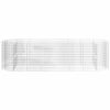 vidaXL Lit sur&eacute;lev&eacute; &agrave; gabion Fer galvanis&eacute; 400x100x100 cm
