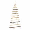 vidaXL Sapin de No&euml;l avec 30 LED Naturel 90 cm fr&ecirc;ne massif
