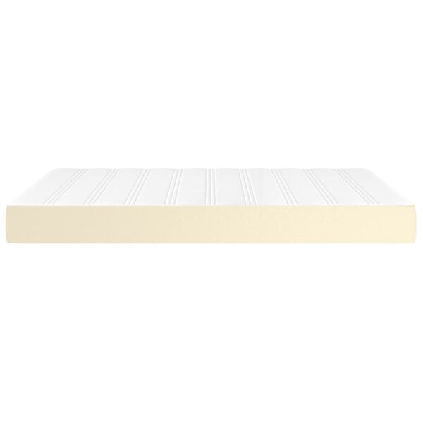 vidaXL Matelas de lit &agrave; ressorts ensach&eacute;s fermet&eacute; moyenne Cr&egrave;me 140x190x20 cm