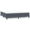 vidaXL Sommier &agrave; lattes de lit sans matelas gris fonc&eacute; 200x210cm