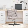 vidaXL Chaise pivotante de bureau gris clair boucl&eacute; comme laine tissu