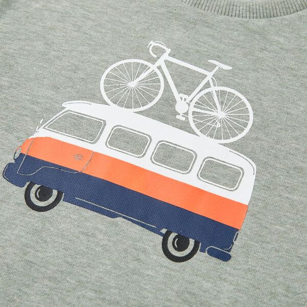 Sweatshirt pour enfants mélange kaki clair 116