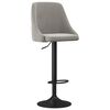vidaXL Tabourets de bar lot de 2 gris clair velours