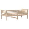 vidaXL Lit de jour sans matelas 90x190 cm bois de pin massif