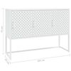 vidaXL Buffet Blanc 105x35x75 cm Acier