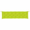 vidaXL Coussin de banc de jardin vert brillant 200x50x7cm tissu oxford