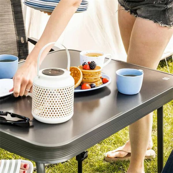Travellife Table de camping Alba 80 aluminium gris