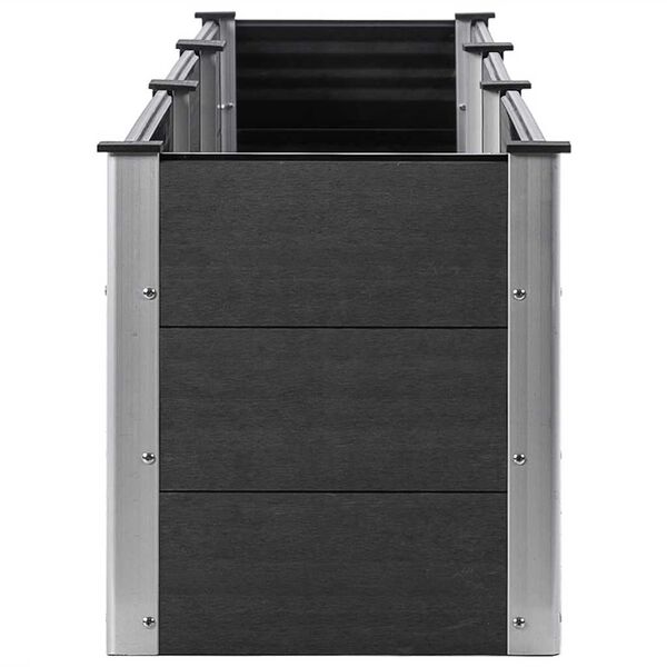 vidaXL Plate-forme surélevée de jardin 300x50x54 cm WPC Gris