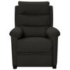 vidaXL Fauteuil inclinable Noir Tissu