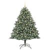 vidaXL Sapin de No&euml;l artificiel Vert 180 cm PVC, plastique et acier
