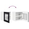 vidaXL Armoire de cuisine 2 pcs Noir 40 x 31 x 40 cm Bois d'ing&eacute;nierie