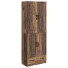 vidaXL Ensemble de Meubles 2 pc Bois ancien Bois d'ing&eacute;nierie