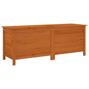 vidaXL Bo&icirc;te de rangement de jardin marron bois massif de sapin