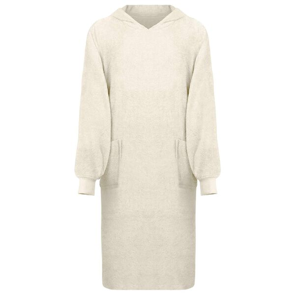 vidaXL Sweat &agrave; capuche couverture KINN Cr&egrave;me XL Coton