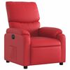 vidaXL Fauteuil inclinable électrique Rouge Similicuir