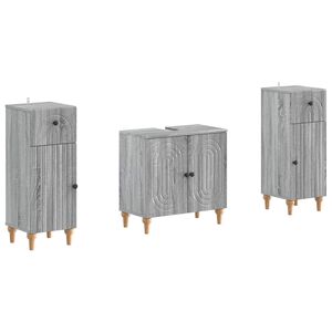 vidaXL Ensemble de meuble de salle de bain 3 pi&egrave;ces ALKMAAR