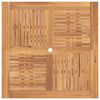 vidaXL Table pliable de jardin 110x110x75 cm bois massif de teck
