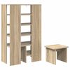 vidaXL Cabinet &agrave; chaussures 2 pcs Ch&ecirc;ne Sonoma Bois d'ing&eacute;nierie