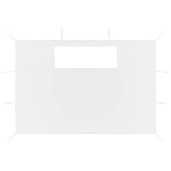 vidaXL Parois latérales de belvédère avec fenêtres 2 pcs Blanc