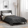 vidaXL Duvet d'&eacute;t&eacute; simple Gris clair et anthracite 200 x 135 cm