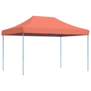 vidaXL Tente r&eacute;ception pliable escamotable terre cuite 410x279x315 cm