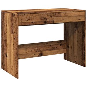 vidaXL Bureau vieux bois 101x50x76,5 cm bois d'ing&eacute;nierie