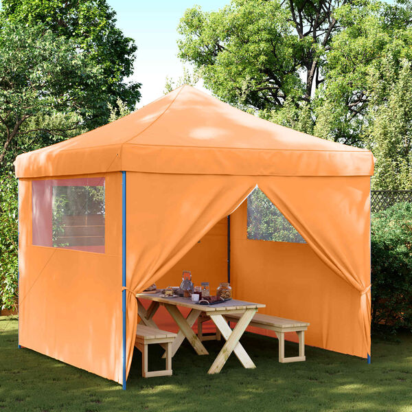 vidaXL Tente de f&ecirc;te Orange 292 x 292 x 315 cm Tissu Oxford