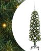 vidaXL Sapin de No&euml;l artificiel Vert 120 cm PVC et acier et plastique