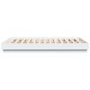 vidaXL Cadre de lit avec LED sans matelas blanc 120x200 cm