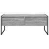 vidaXL Table basse Gris Sonoma 100 x 46 x 40 cm Bois d'ing&eacute;nierie