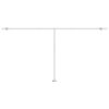 vidaXL Auvent automatique sur pied 600x350 cm Cr&egrave;me