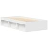 vidaXL Cadre de lit sans matelas blanc 75x190 cm