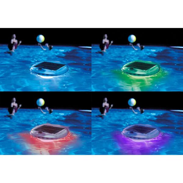 Intex Lampe solaire &agrave; LED flottante pour piscine