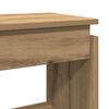 vidaXL Table console ch&ecirc;ne artisanal 80x30x80 cm bois d'ing&eacute;nierie