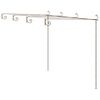 vidaXL Pergola de jardin Marron antique 4x3x2,5 m Fer