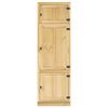 vidaXL Armoire avec &eacute;tag&egrave;re SKI Brun Miel 60 x 32 x 40 cm Pin massif