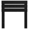 vidaXL T&ecirc;te de lit avec t&ecirc;te de lit Ch&ecirc;ne noir 75 cm Bois d'ing&eacute;nierie