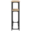 vidaXL Table console ch&ecirc;ne sonoma 145x22,5x75 cm bois d'ing&eacute;nierie