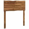 vidaXL T&ecirc;te de lit en bois brut ROSTOCK Naturel 80 cm