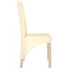 vidaXL Chaises &agrave; manger lot de 6 cr&egrave;me similicuir