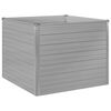 vidaXL Jardinière 100x100x77 cm Acier galvanisé Gris