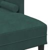 vidaXL Ensemble de Canap&eacute;s avec coussin 2 pcs Vert fonc&eacute; Polyester