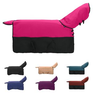 vidaXL Couverture &Eacute;quine Rose et Noir 95 cm Polyester