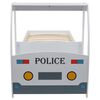 vidaXL Lit voiture de police et matelas en mousse pour enfant 90x200cm