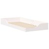 vidaXL Cadre de lit Blanc 100 x 210 cm Pin massif